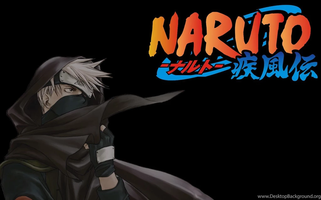 Kakashi On A Black Backgrounds Wallpapers And Images Wallpapers ...