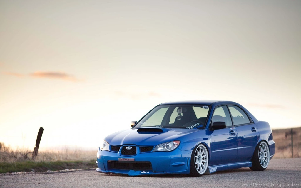 Subaru Impreza WRX STI Car Blue