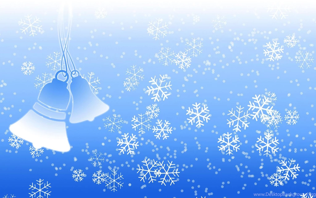 Free Snowflake Background, Bells HD Wallpapers