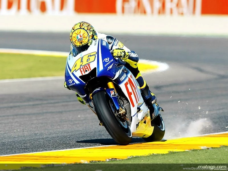 MotoGP Race Valentino Rossi – Motorcycles Yamaha HD Desktop Wallpapers
