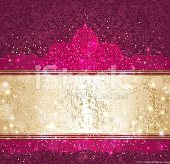 Shiny Red And Gold Luxury Vintage Wallpapers Stock Vector Art ...