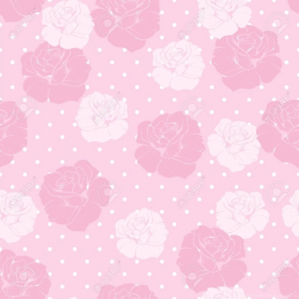 Pink And White Vintage Wallpapers
