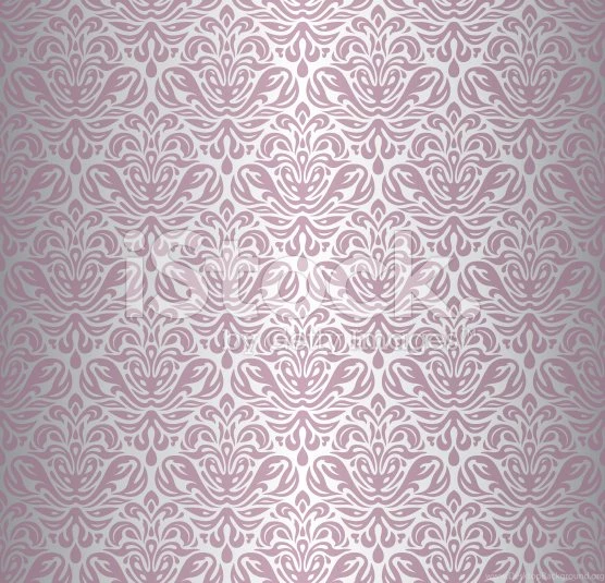 Pink & Silver Renaissance Pattern Vintage Wallpapers Stock Vector ...