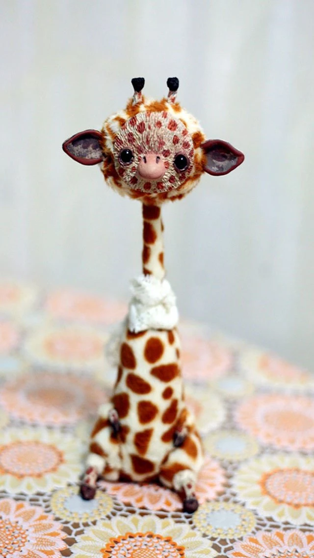 Funny Giraffe And Shark Illustration Wallpapers Free iPhone ...