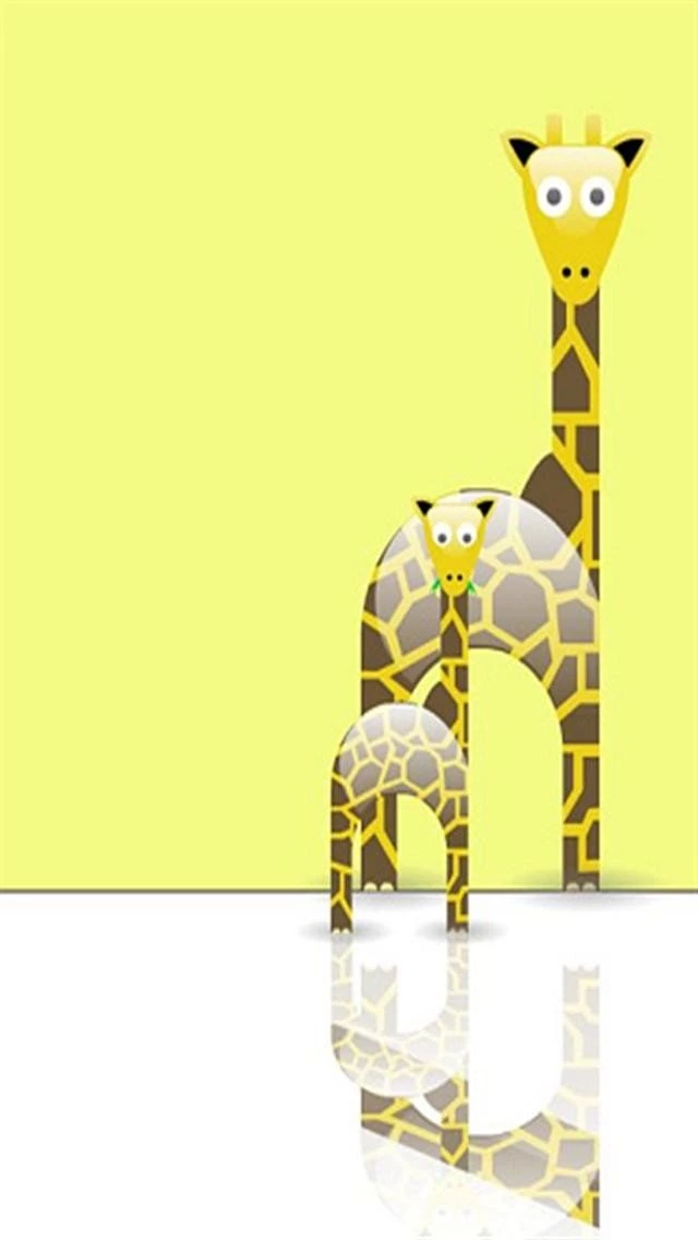 Giraffe Family HD iPhone Wallpapers, iPhone 5(s)/4(s)/3G Wallpapers