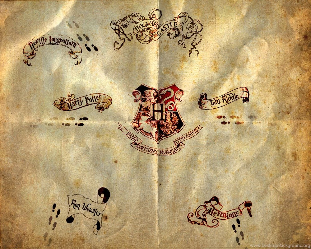 Marauders Map By Human born on mars On DeviantArt