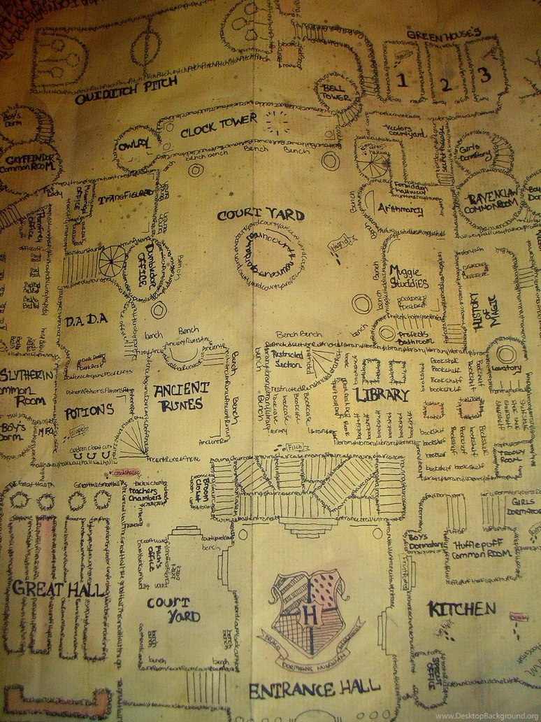 RePin Image: Marauders Map By Ilovechez On Pinterest