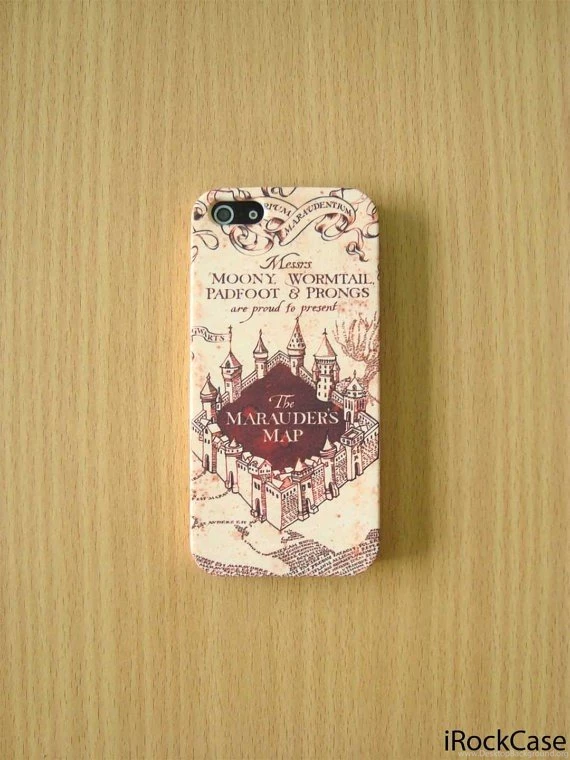 Personalised Case, Accessories, Marauder's Map Cover iPhone 5S ...