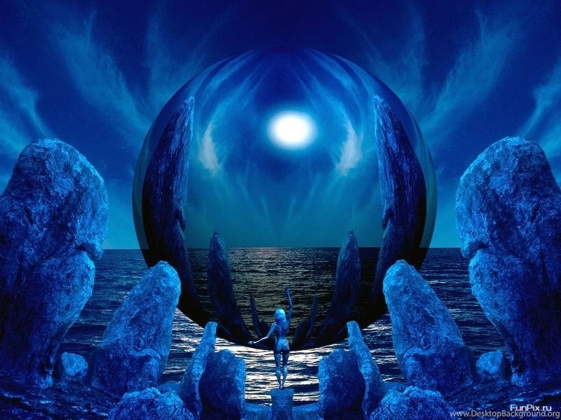 3D Abstract Blue Fantasy – Abstract 3D And CG HD Desktop Wallpapers