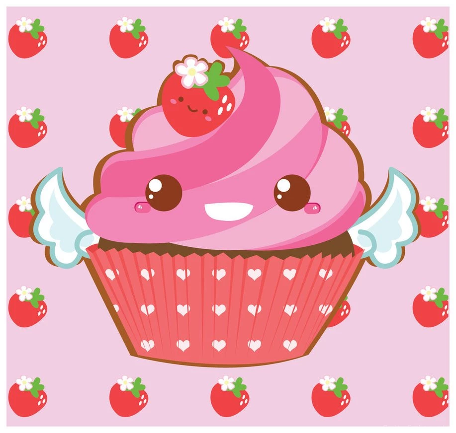 Cute Pink Cupcake By Berri Blossom On DeviantArt