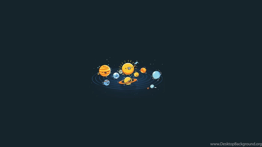 Minimalistic Planets Funny Race Simple Backgrounds Wallpapers ...