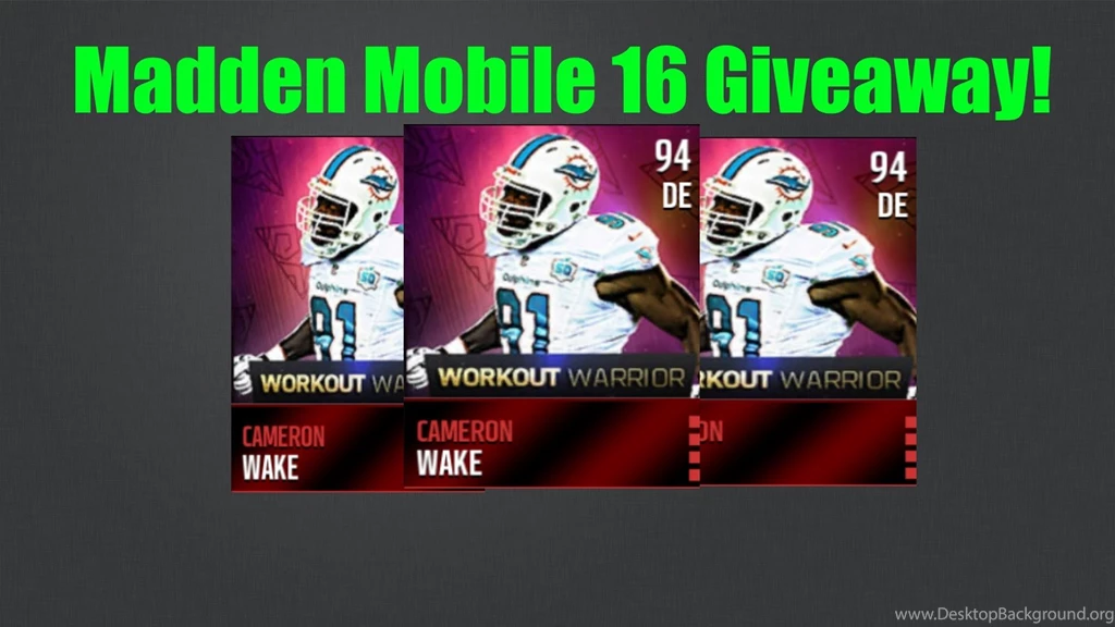 94 Overall Cameron Wake Giveaway