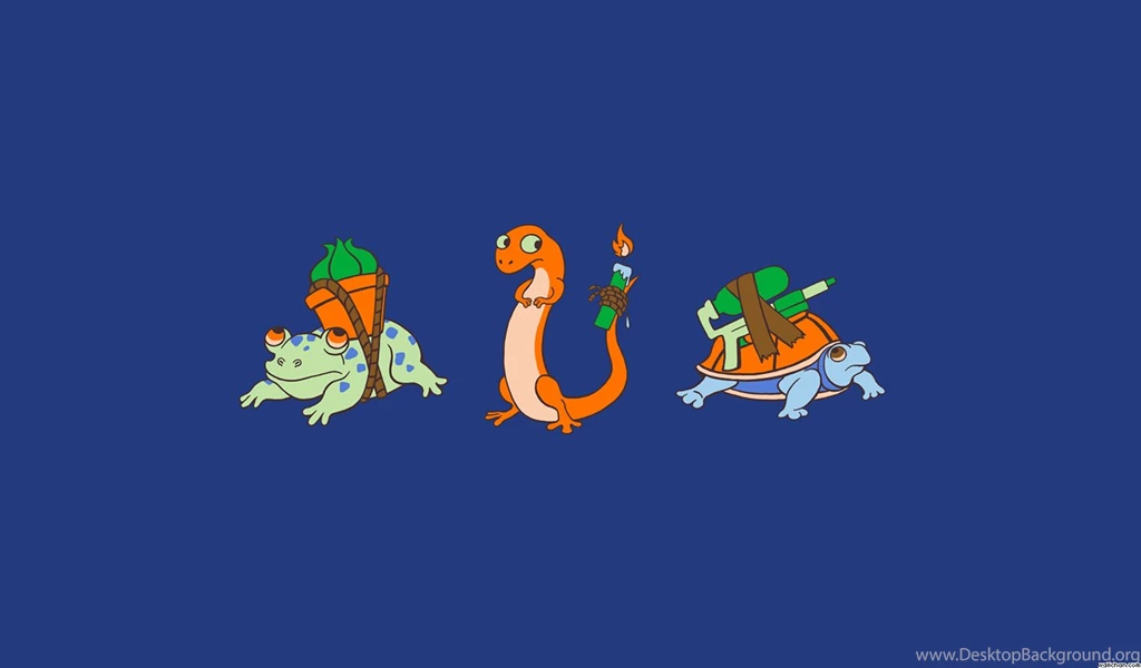 Wallpapers Hip Pokemon Funny Frog Turtle Salamander Squirtle ...