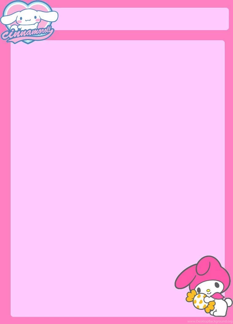 SANRIO FOR MA Pink Backgrounds By Aett13 On DeviantArt