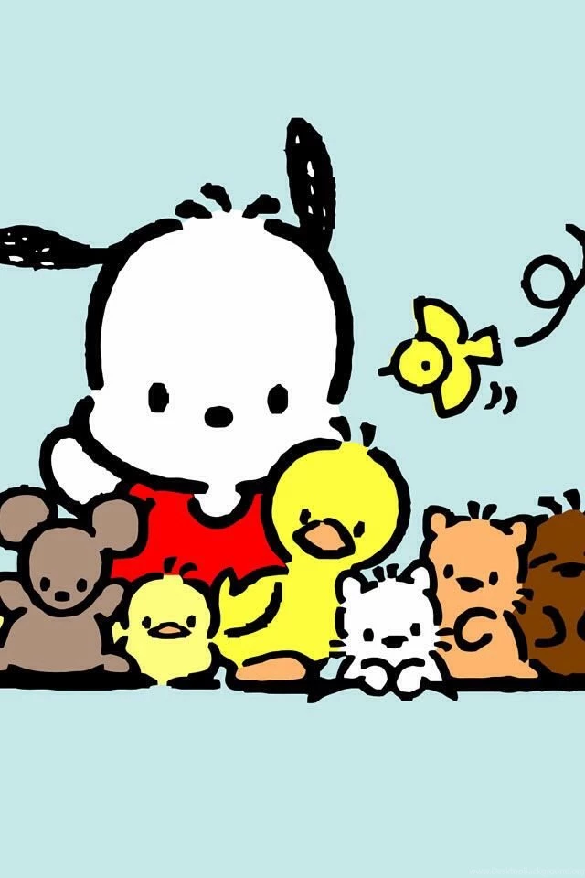 Pochacco And Friends Adorable Backgrounds