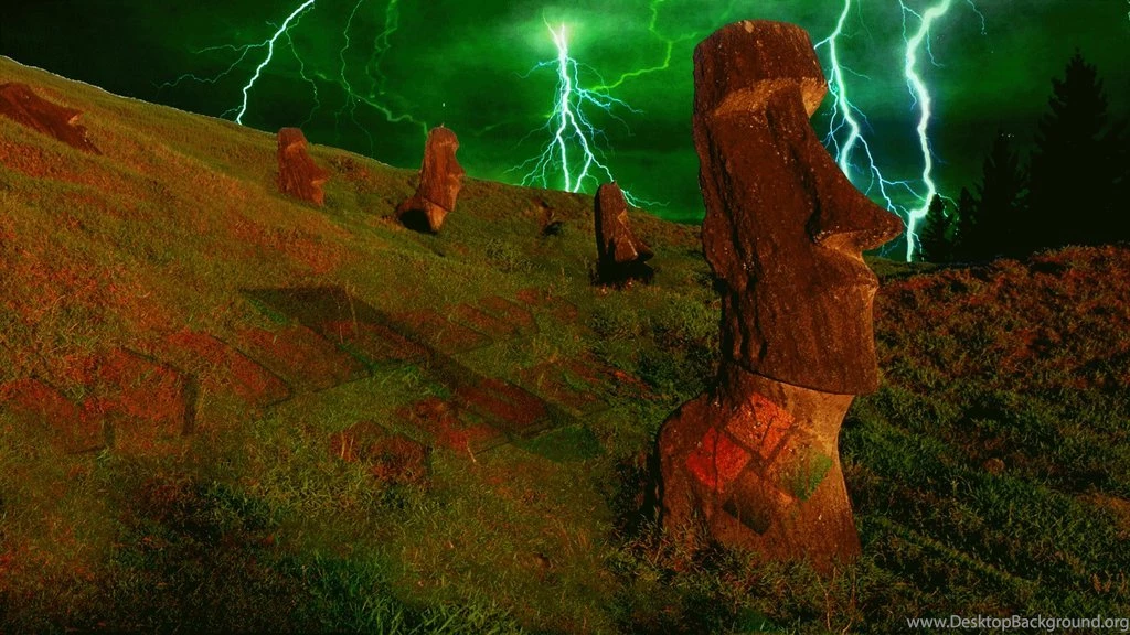Easter Island Storm By Britton30 On DeviantArt