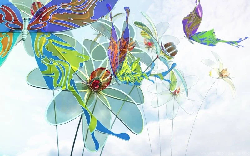 Abstract Butterfly Cgi Chromatic K3 Studio 1920x1200 Wallpapers ...