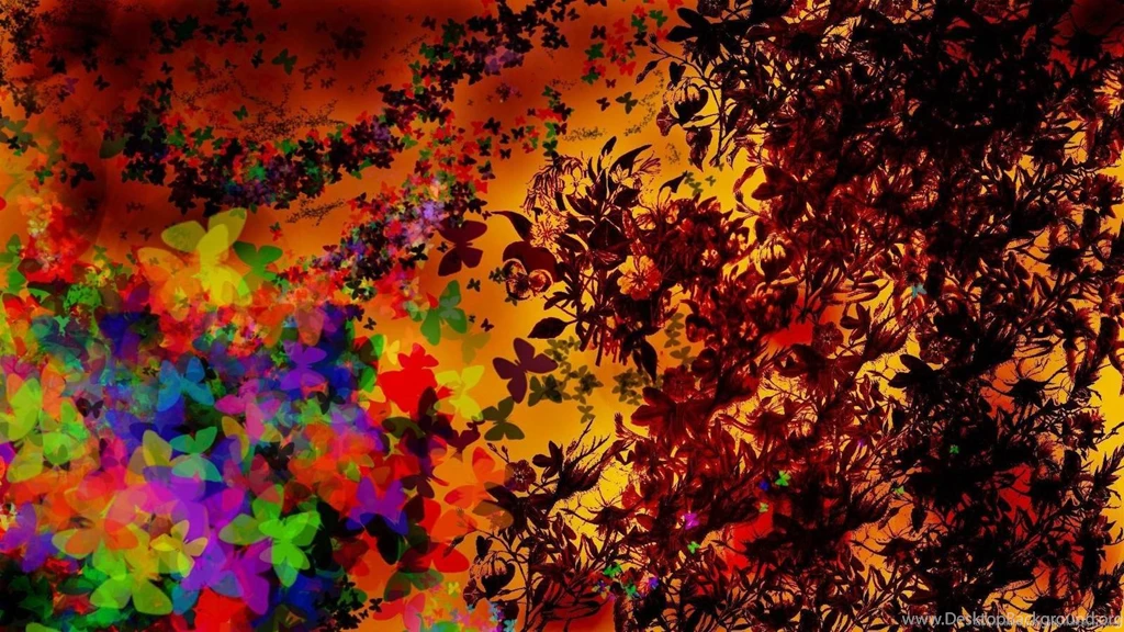 Download 1600x900 Abstract Butterfly Design Wallpapers