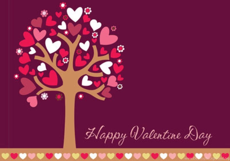 Happy Valentine's Day Wallpapers And Border Vector Pack Download ...