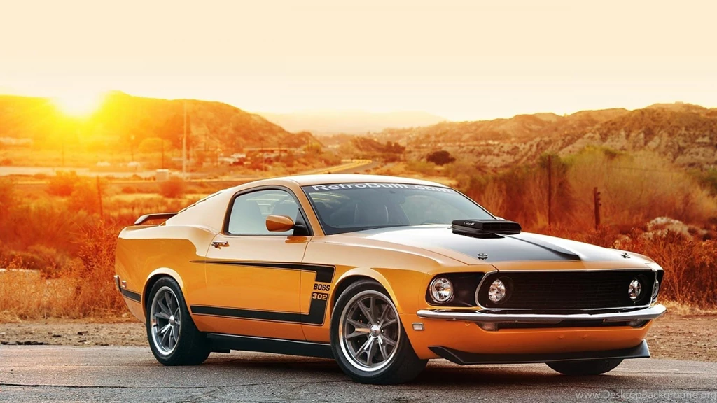 1969 Vehicles Mustang Car Front Angle View Wallpapers