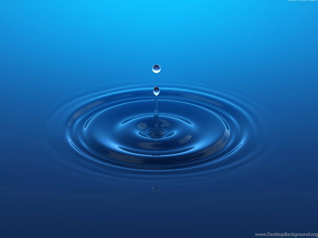 Blue Water Drop Backgrounds