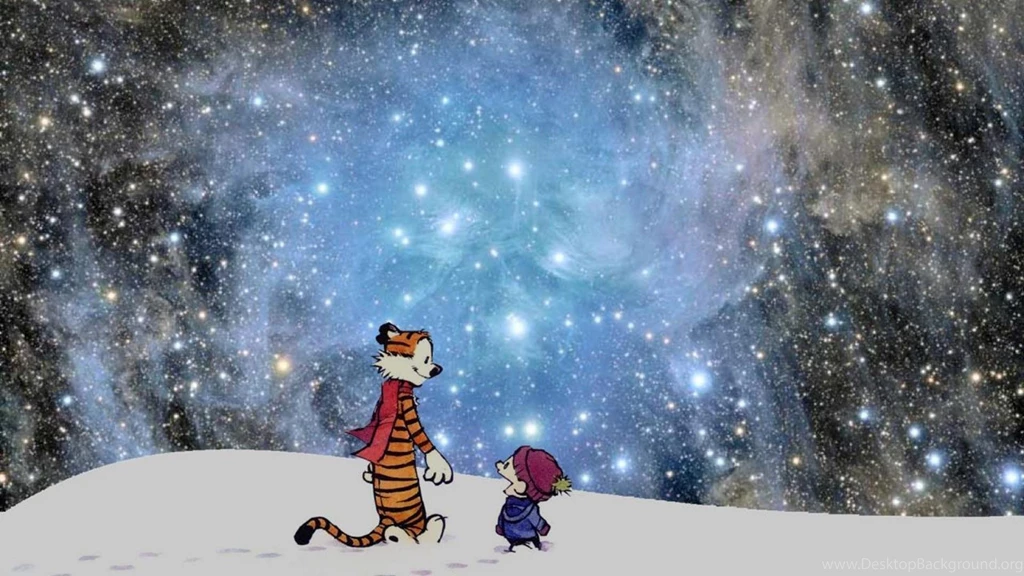 Snow Outer Space Calvin And Hobbes Wallpapers