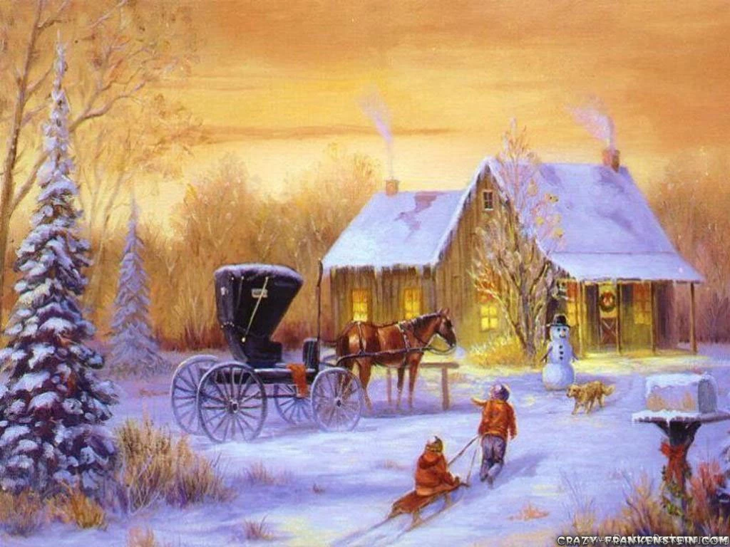 Country Christmas, Country Christmas Landscape Wallpapers Disney ...