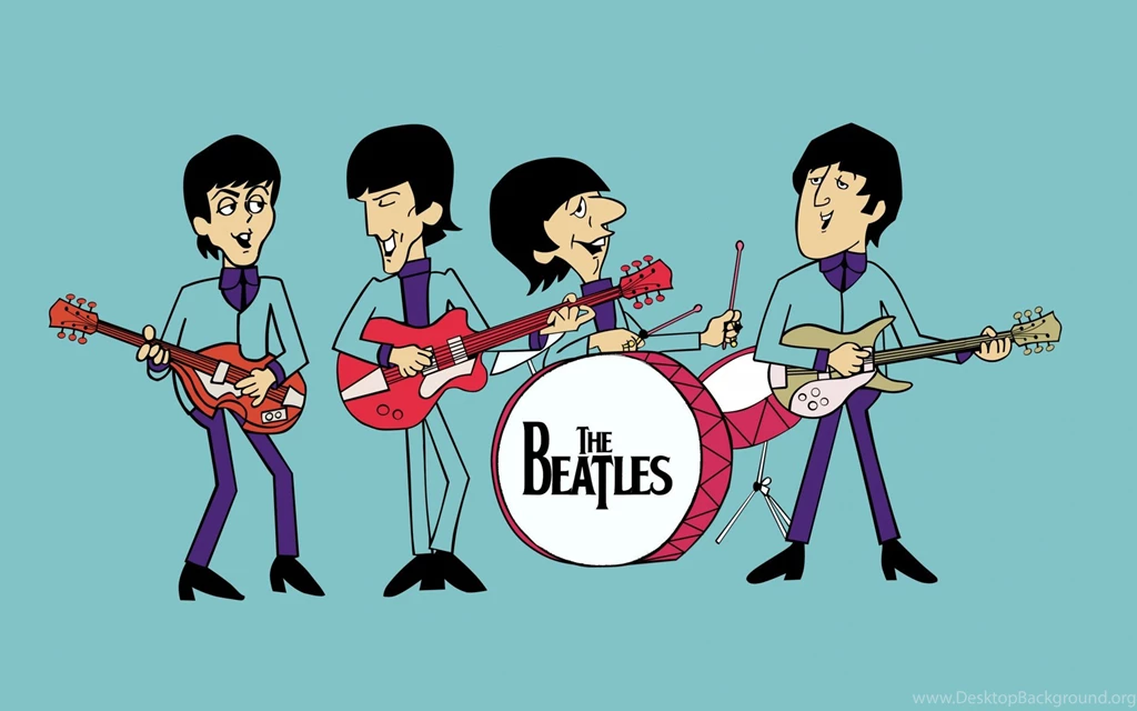 Caricature The Beatles Cartoon Wallpapers Free