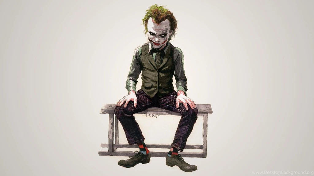 Anime, Caricature, Artwork, Simple Background, Batman, Jocker ...