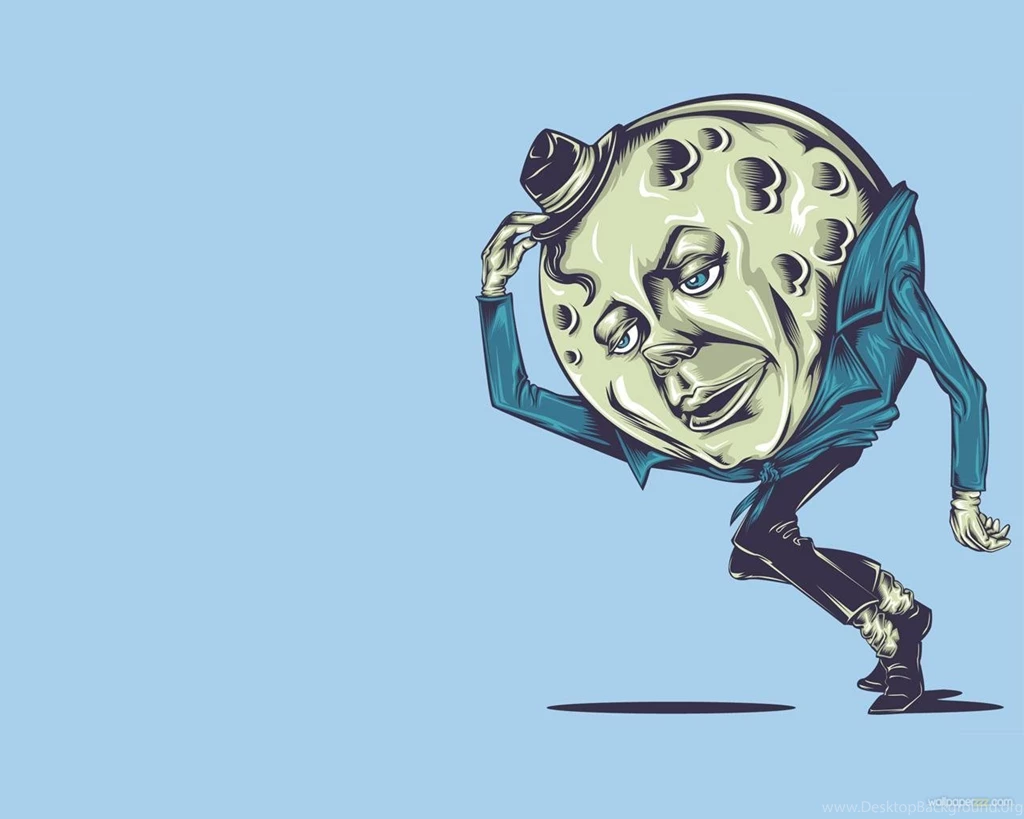 Download Michael Jackson Moon Caricature Wallpaper—Free Wallpapers