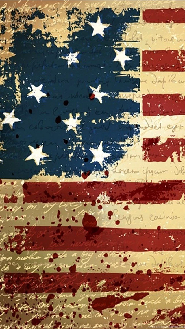 USA Flag iPhone 5 Wallpapers (640x1136)