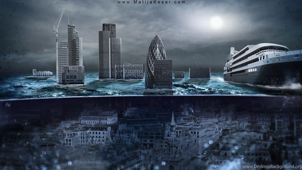 London Underwater Matija Keser Apocalyptic Global Warming ...