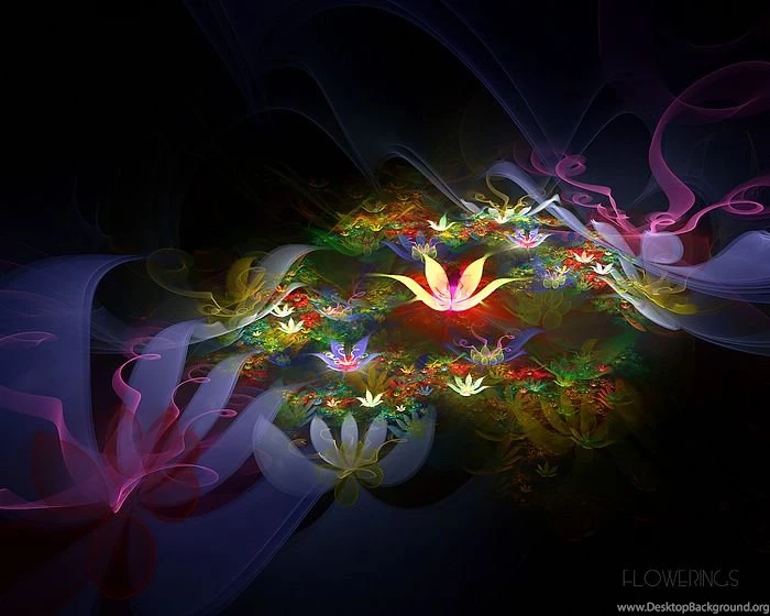 Fractal Spring Flowerings Beautiful Floral Fractal Art ...