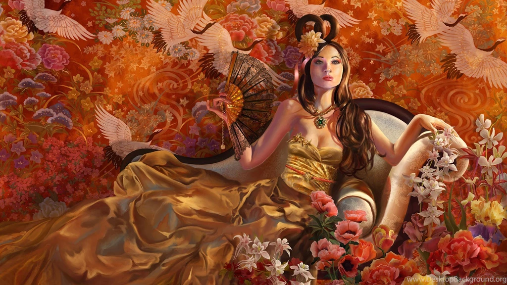 Beautiful Girl Art Wallpapers 1920x1080