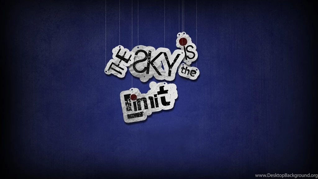 SuperHD.pics: Blue Backgrounds Skies Typography Desktop Bakcgrounds