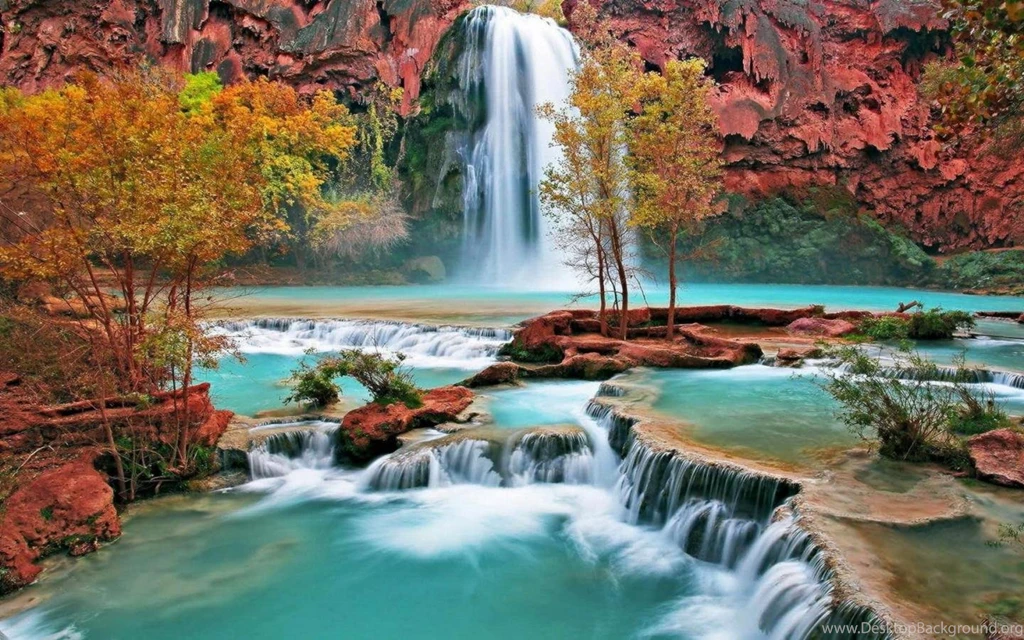 Beautiful Autumn Waterfall Wallpapers Hd 1080p Desktop Wallpapers ...