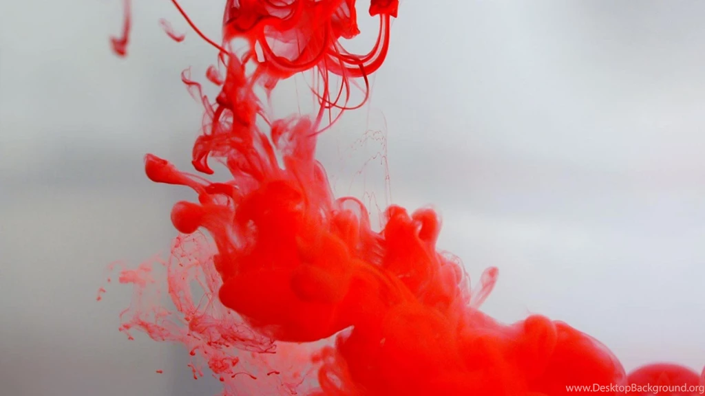 Abstract Red Liquid Paint Artwork Water Colors Wallpapers