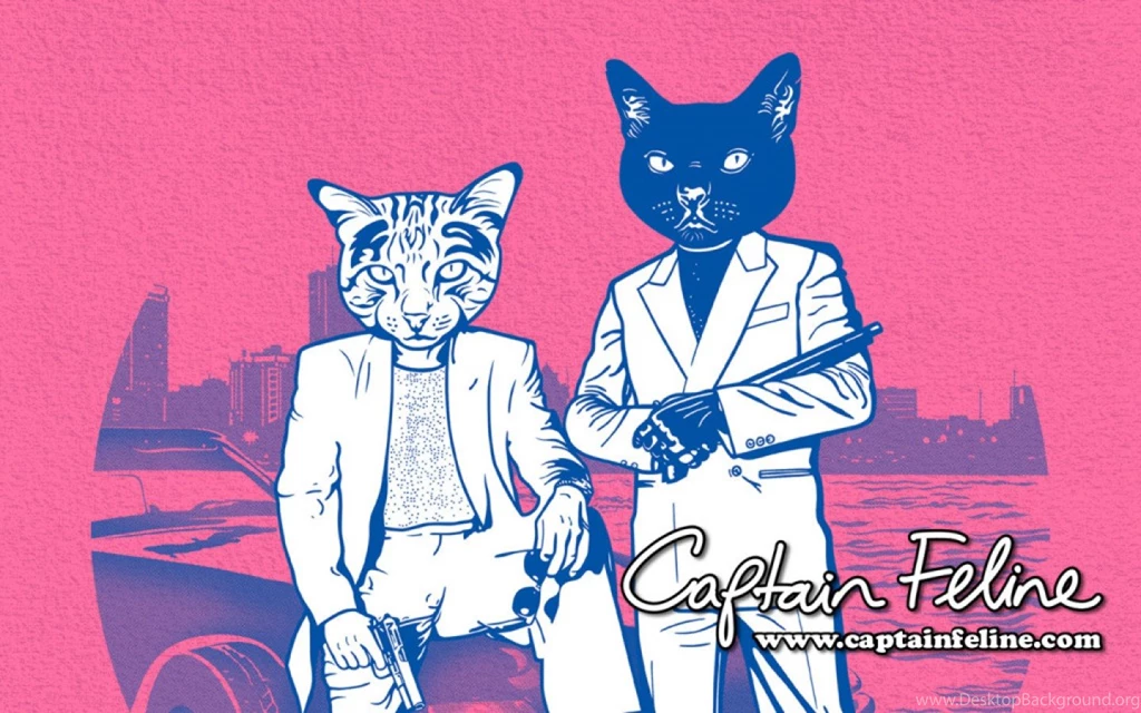 Meowi Vice Desktop And iPhone Wallpapers