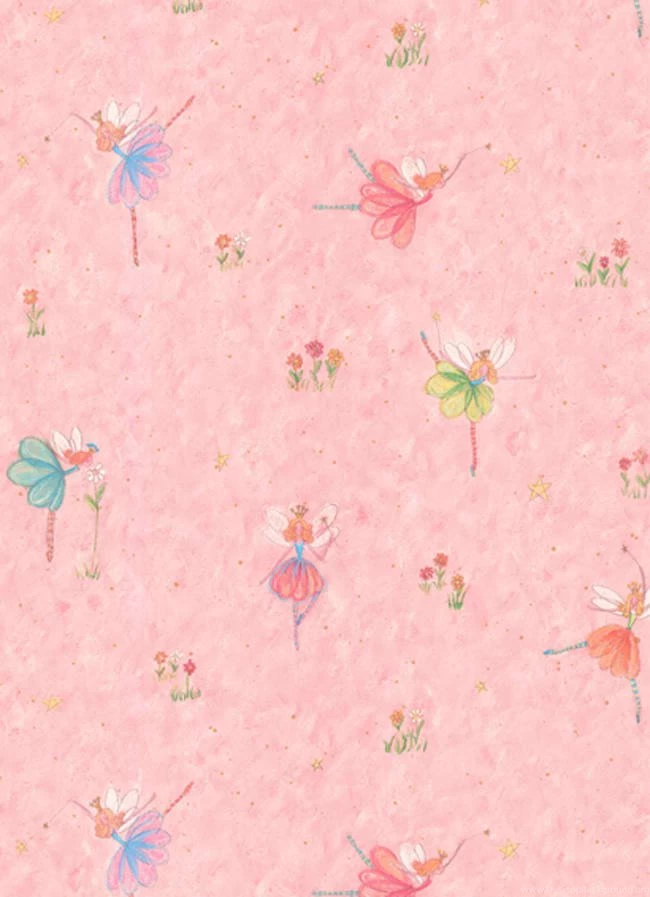 Green Pink KZ4224BYK Fairy Wallpapers Border Interior Home Decor