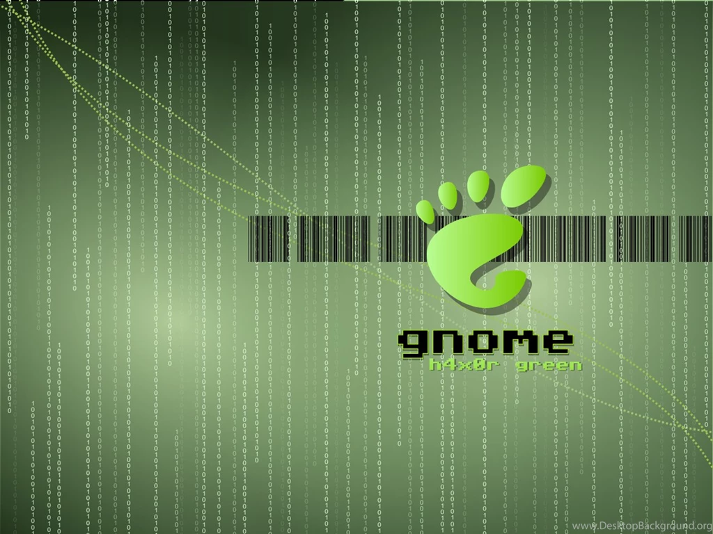 GNOME H4x0r Green «1280x960 «Anime Wallpapers «Anime Wallpapers