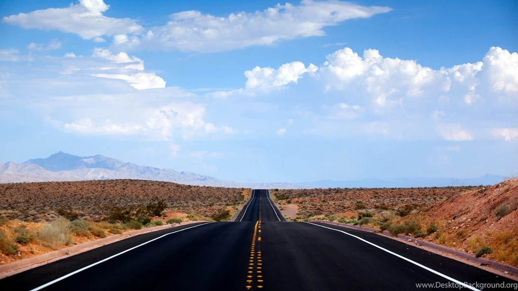 1920x1080 Desert Road Nevada Wallpapers