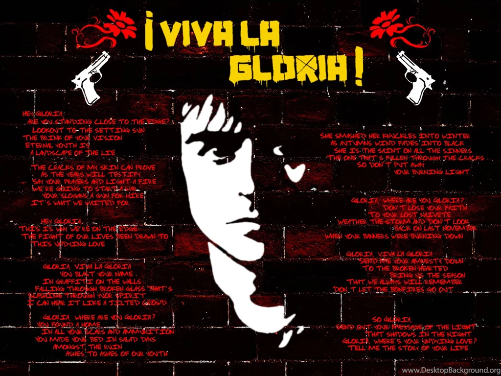 Viva La Gloria Lyrics Green Day Wallpapers (27268032) Fanpop
