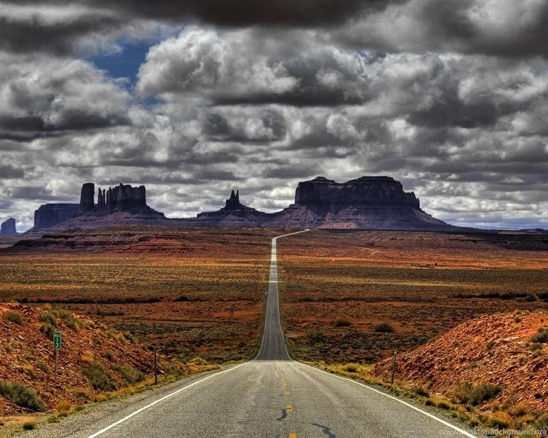 Desert,road Desert Road Mesas Street Skyscapes 1280x1024 Wallpapers ...