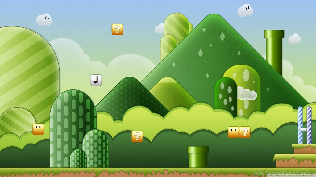 Super Mario Bros HD Desktop Wallpapers : Fullscreen : Dual Monitor