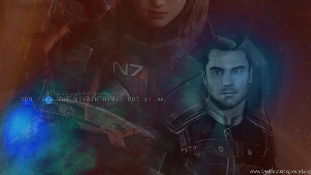 Mass Effect Kaidan And Femshep Desktop By Pixi3Pop On DeviantArt