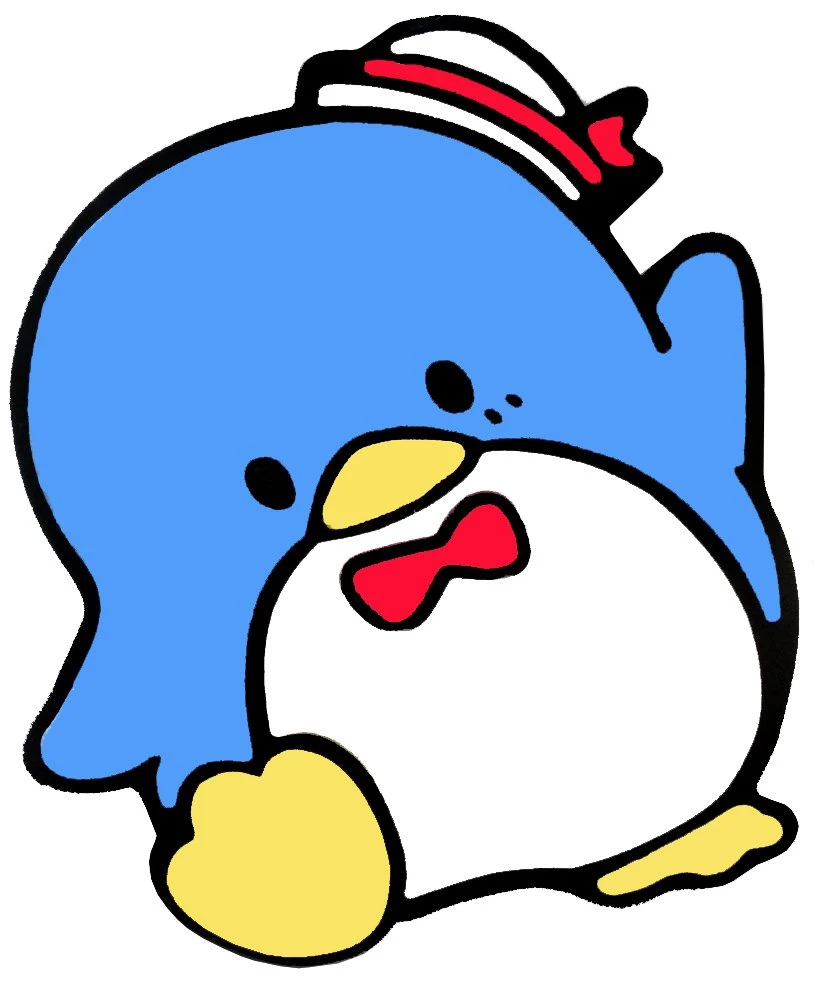 Sanrio Tuxedo Sam Die Cut Mascot Eraser
