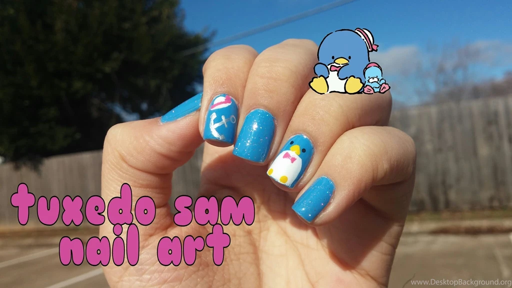 Tuxedo Sam Nail Art   YouTube