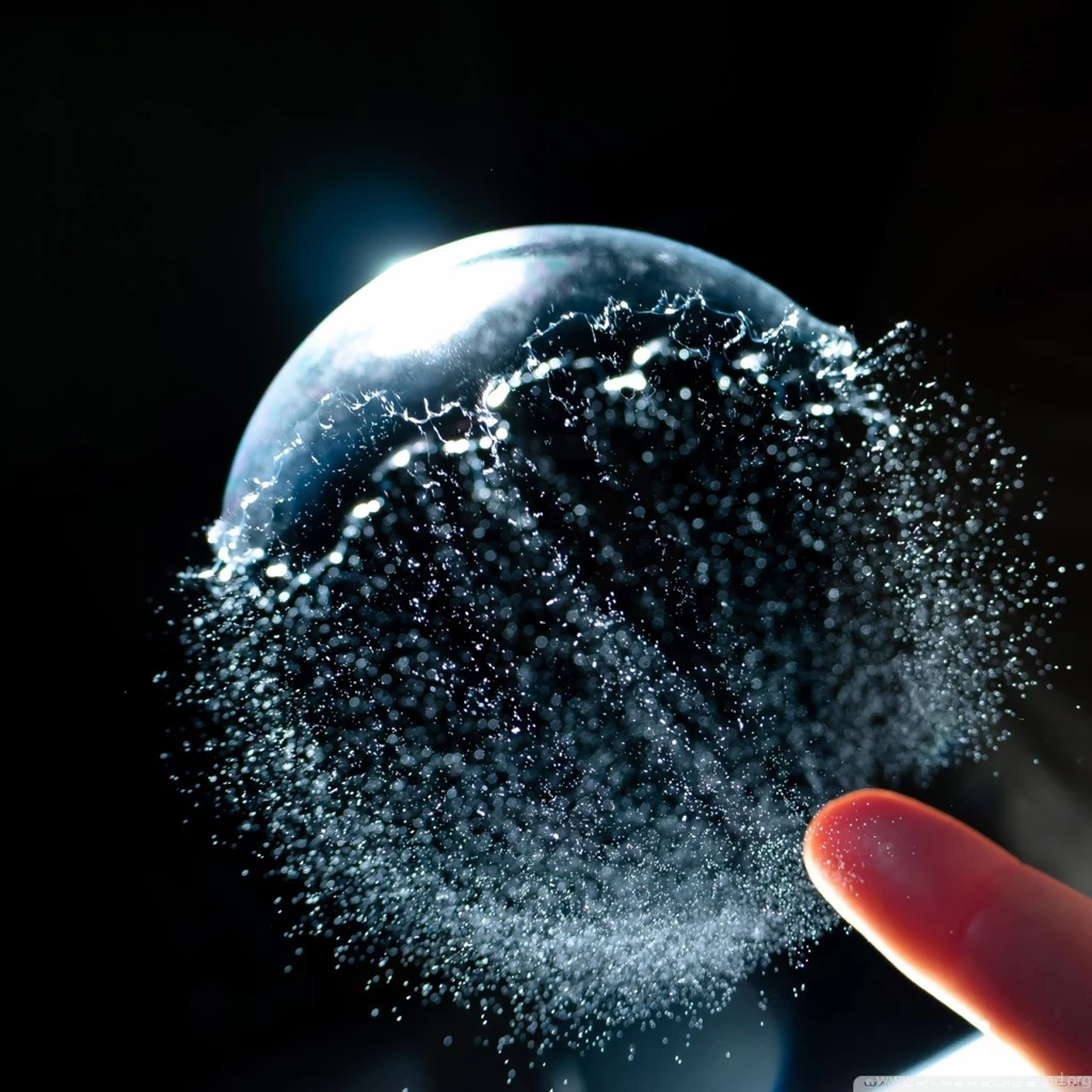 Soap Bubble Bursting Bokeh HD Desktop Wallpapers : High Definition ...
