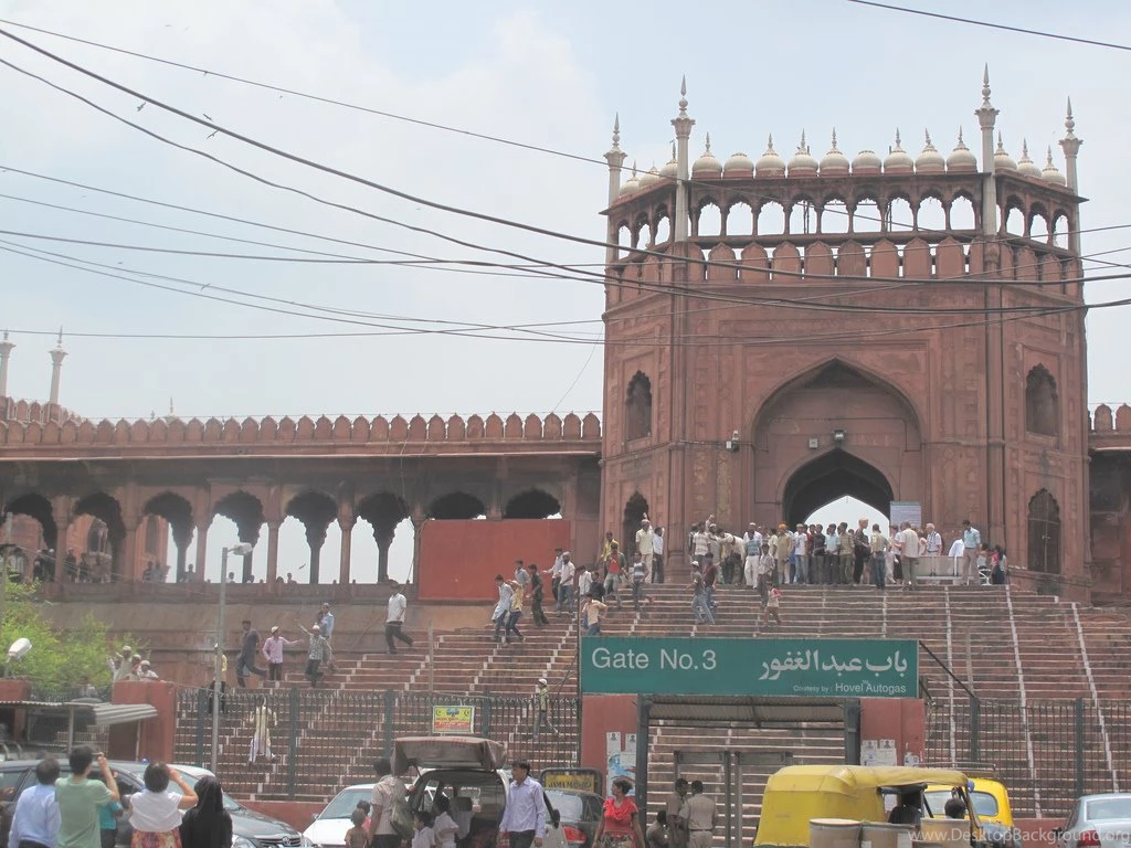 Download Cheap Wallpapers Delhi Delhi Jama Masjid Gate No. 3 ...