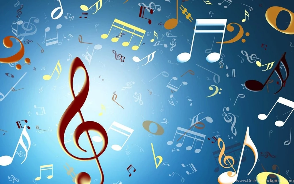 Animated Blue Backgrounds Music Note
